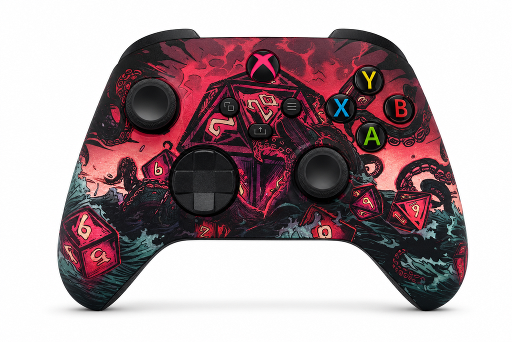 Custom Xbox Series X Controller | Treasure of Abyss Design | Genuine Microsoft Controller | Refurbished | 6 Month Warranty