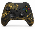 Custom Xbox Series X Controller | Great Golden Wave Kanagawa Design | Genuine Microsoft Controller | Refurbished | 6 Month Warranty