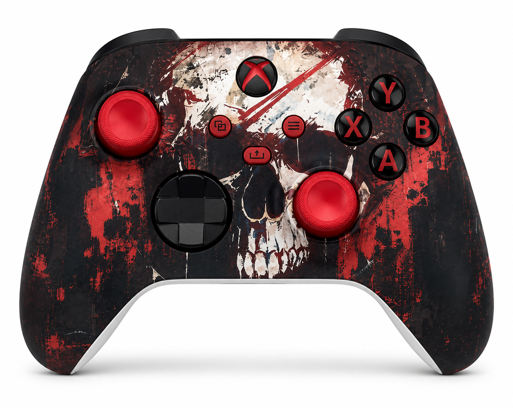 Custom Xbox Series X Controller | Phantom Skull Design | Genuine Microsoft Controller | Refurbished | 6 Month Warranty