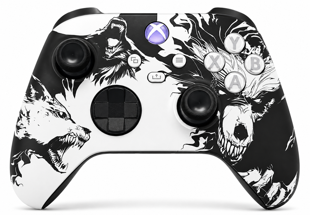 Custom Xbox Series X Controller |   New Wolves Soul Design | Genuine Microsoft Controller | Refurbished | 6 Month Warranty